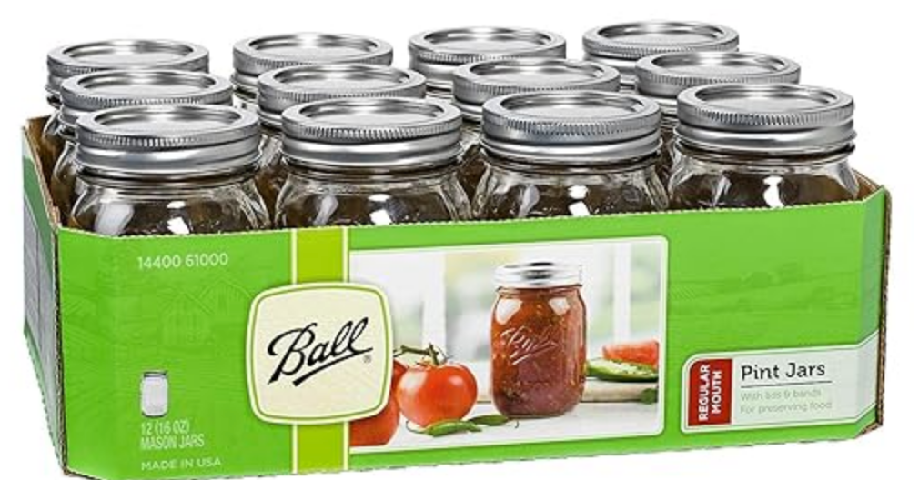 Sustainable Food Storage : Glass Mason Jars