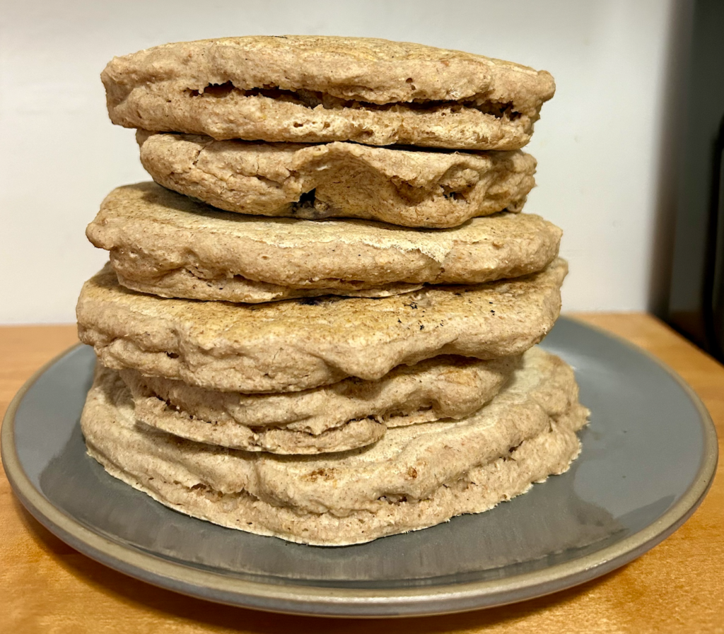 Fluffy Vegan Protein Pancakes