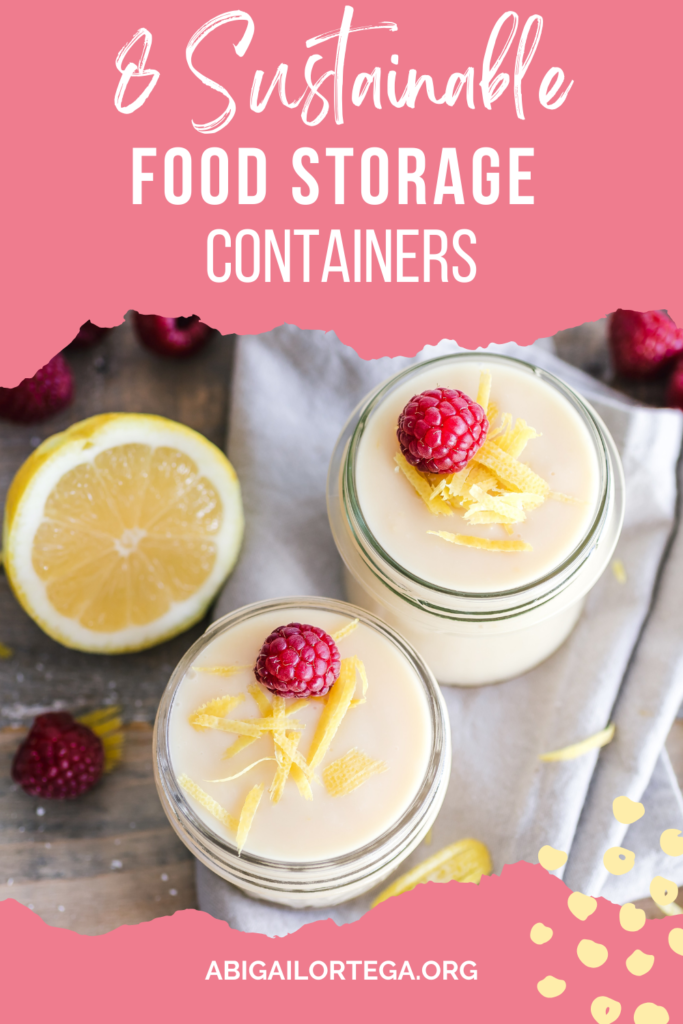 link to blog post about 8 sustainable food storage containers for kid's organic snack 