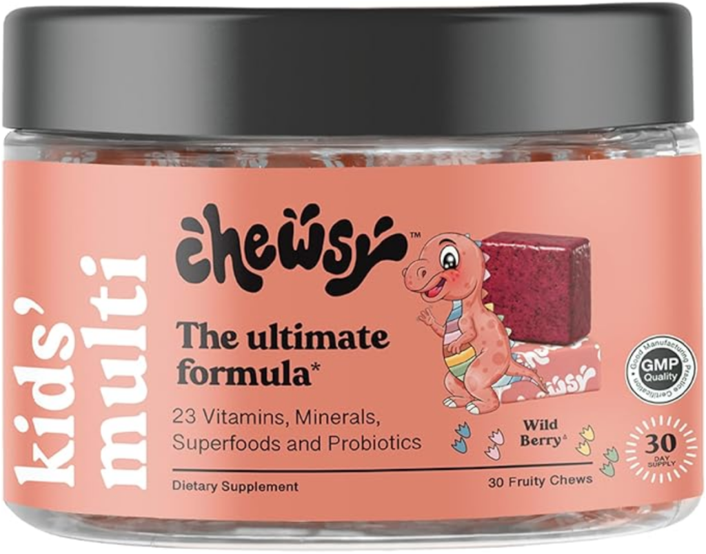 Chewsy brand chewable multivitamins for kid - affordable option